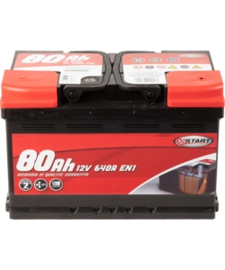 Batteria auto 80ah 12v640a polo positivo destro cassetta l3